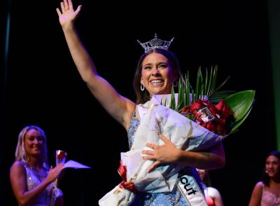 Photo of Monica at Miss CT Pageant