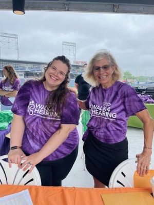 Photo of Dr. Woodruff-Gautherin and a colleague