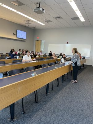 photo of students in aural rehab class 