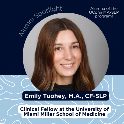 Spotlight graphic of Emily  Tuohey
